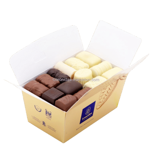 Leonidas 1/2 blancs 1/2 mélange (500gr)