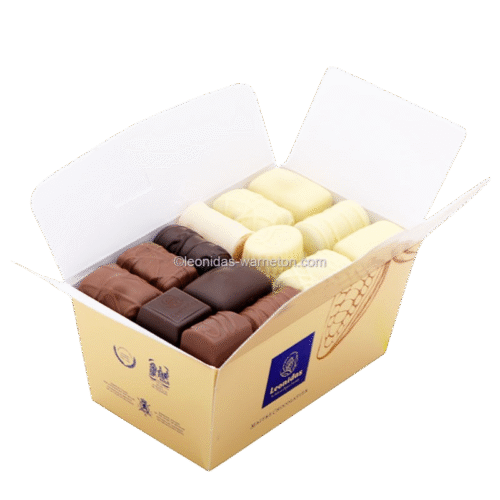 Leonidas 1/2 blancs 1/2 mélange (1kg)